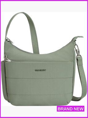 Anti-Theft Crossbody Bag Nylon Lightweight Travel Messenger Secure Pockets